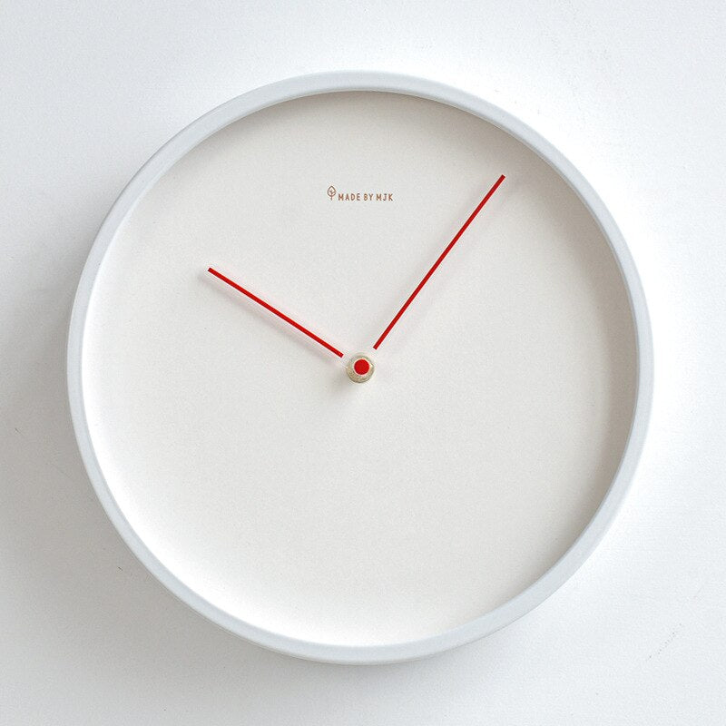 Horloge murale minimaliste nordique