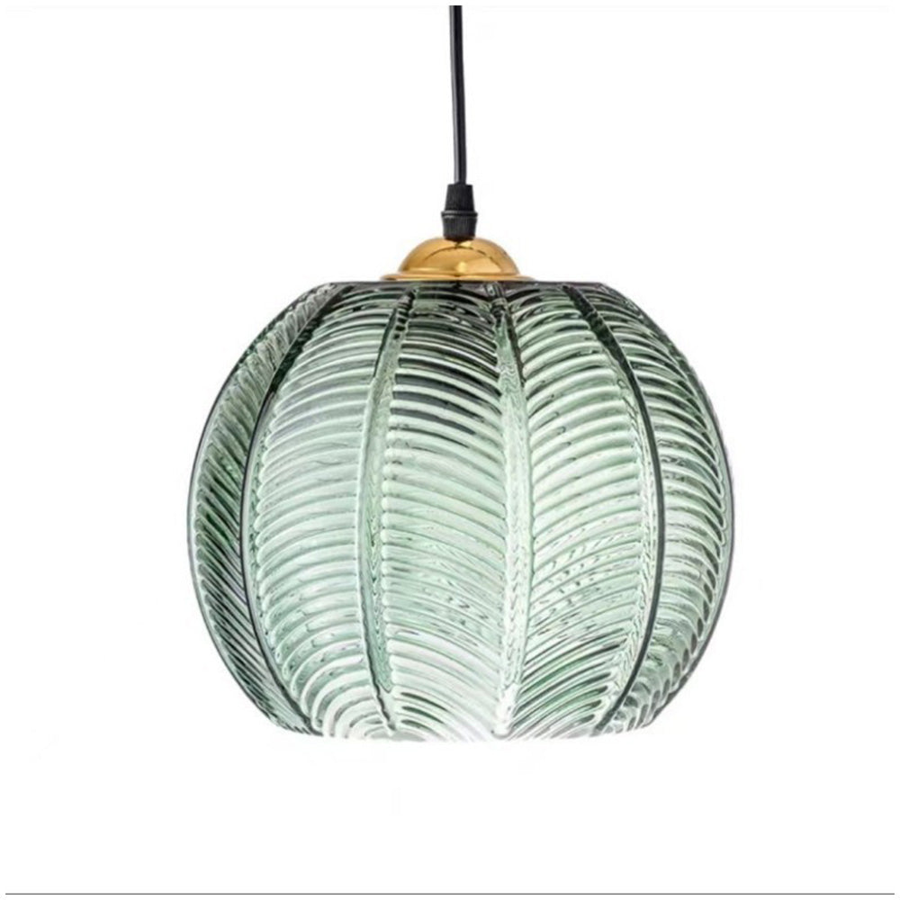 Lampe suspendue sphérique teintée