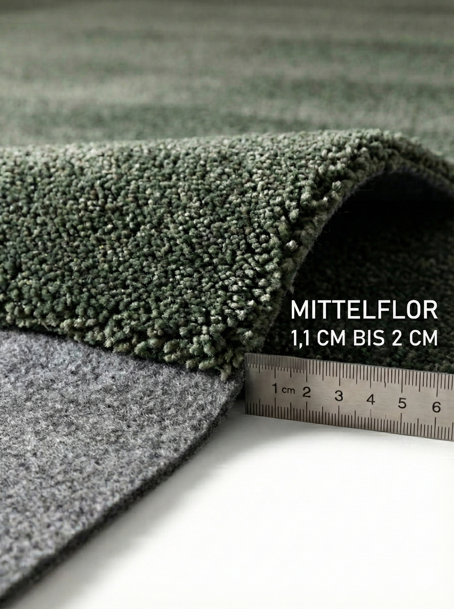 Tapis moderne lavable à poils longs