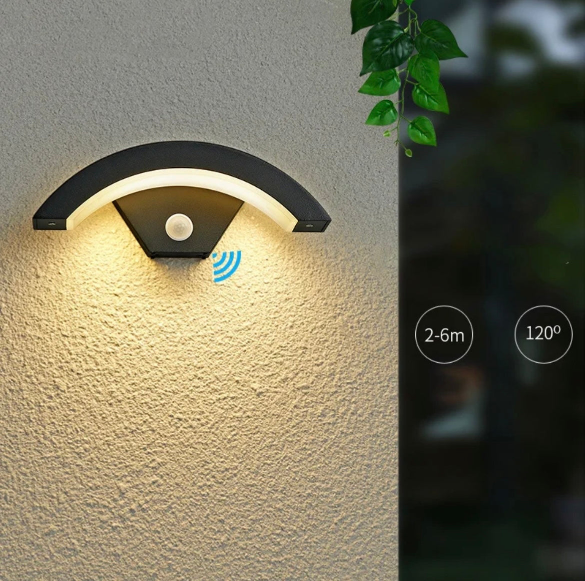 Applique murale LED extérieure intelligente