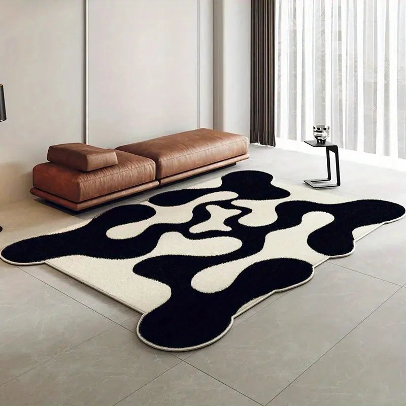 Tapis à vagues de style minimaliste