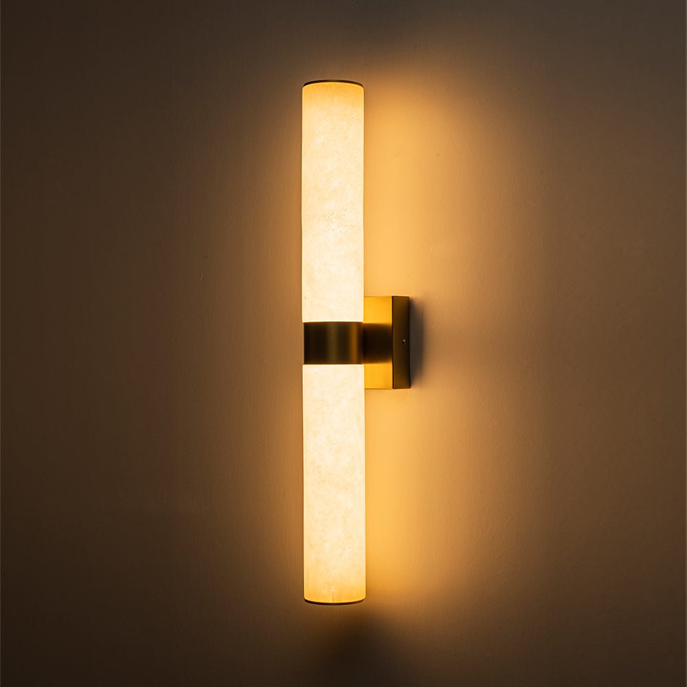 Applique murale LED moderne en albâtre