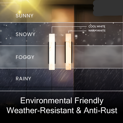 Lampe murale extérieure Éclat de Pierre