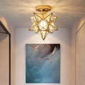 Lampe de plafond encastrée motif étoile