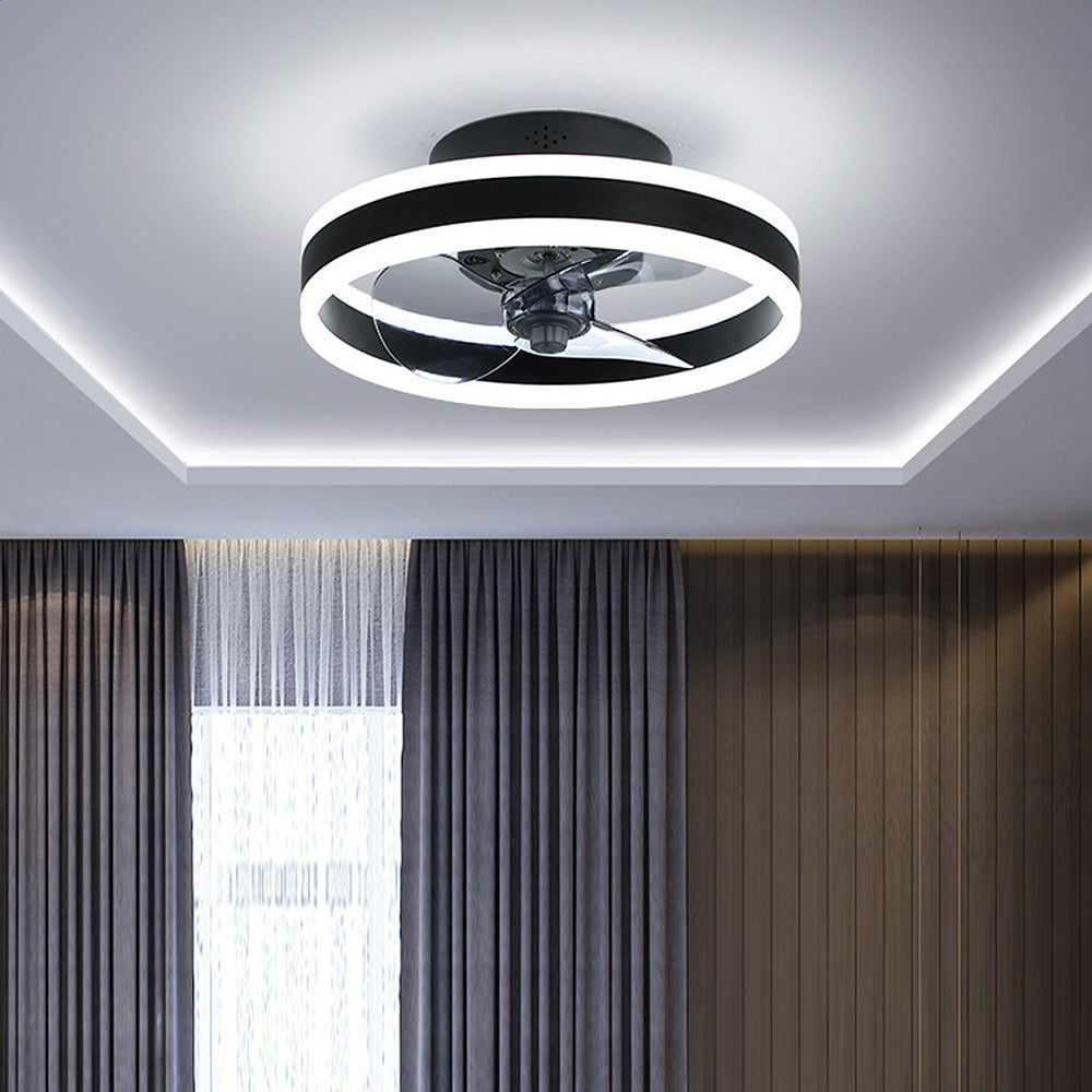 Ventilateur de plafond encastré avec éclairage LED