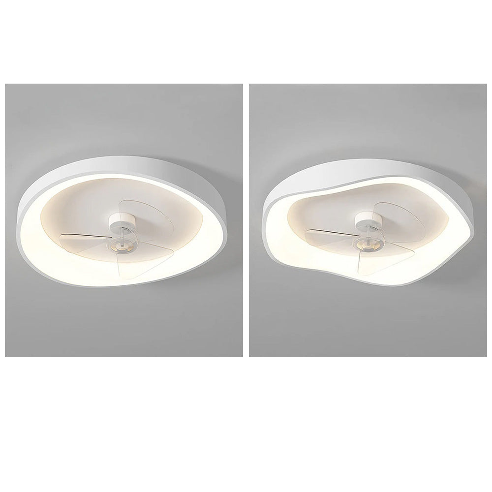 Ventilateur de plafond moderne avec lumière LED