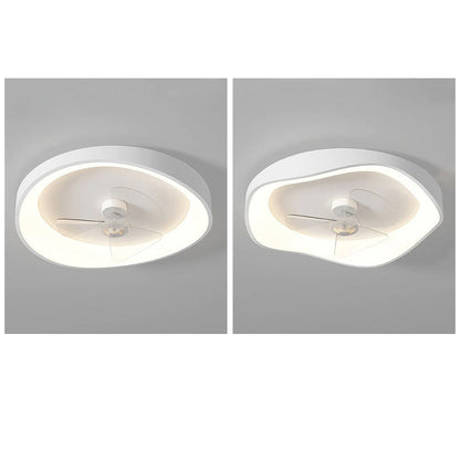 Ventilateur de plafond moderne avec lumière LED