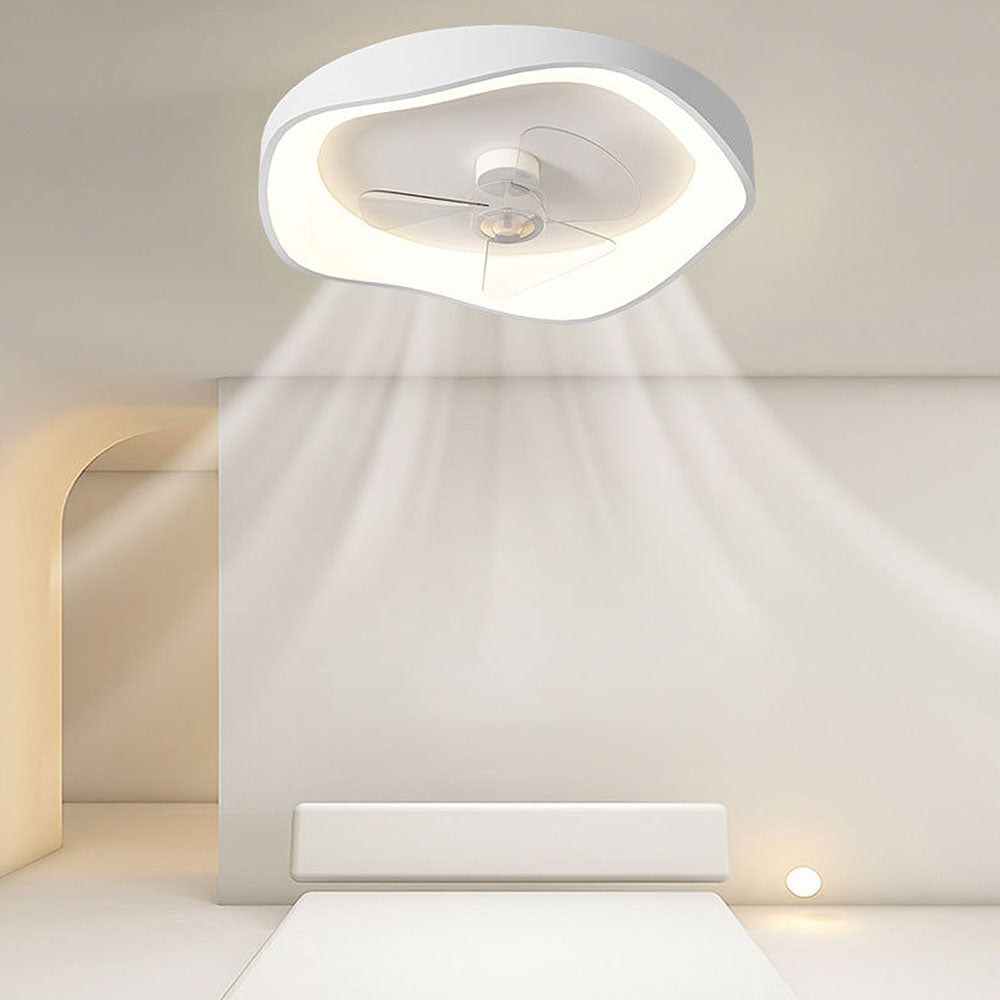 Ventilateur de plafond moderne avec lumière LED