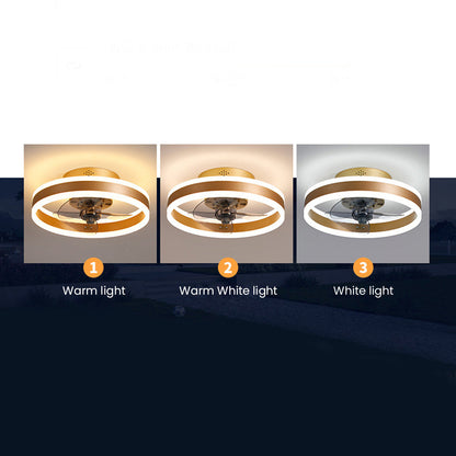 Ventilateur de plafond encastré avec éclairage LED