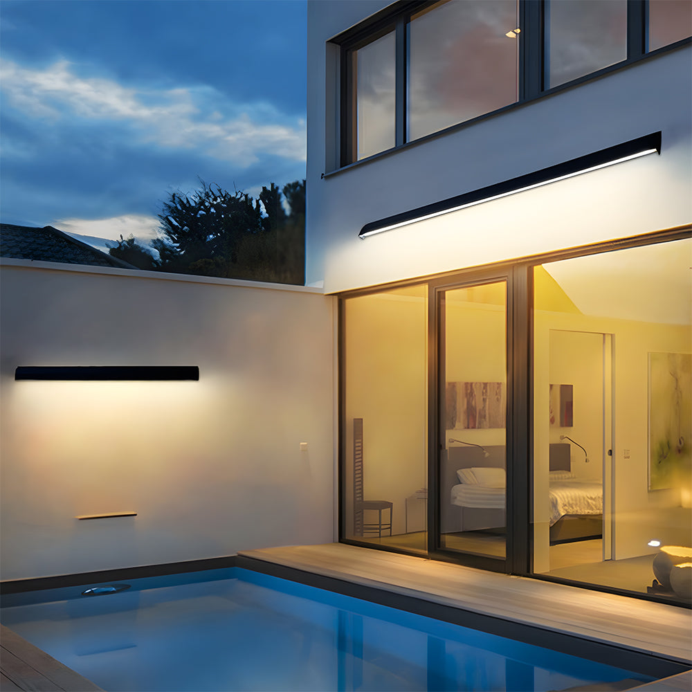 Applique murale LED étanche pour jardin extérieur en bande