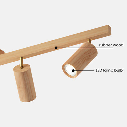 Lampe sur rail à DEL minimaliste