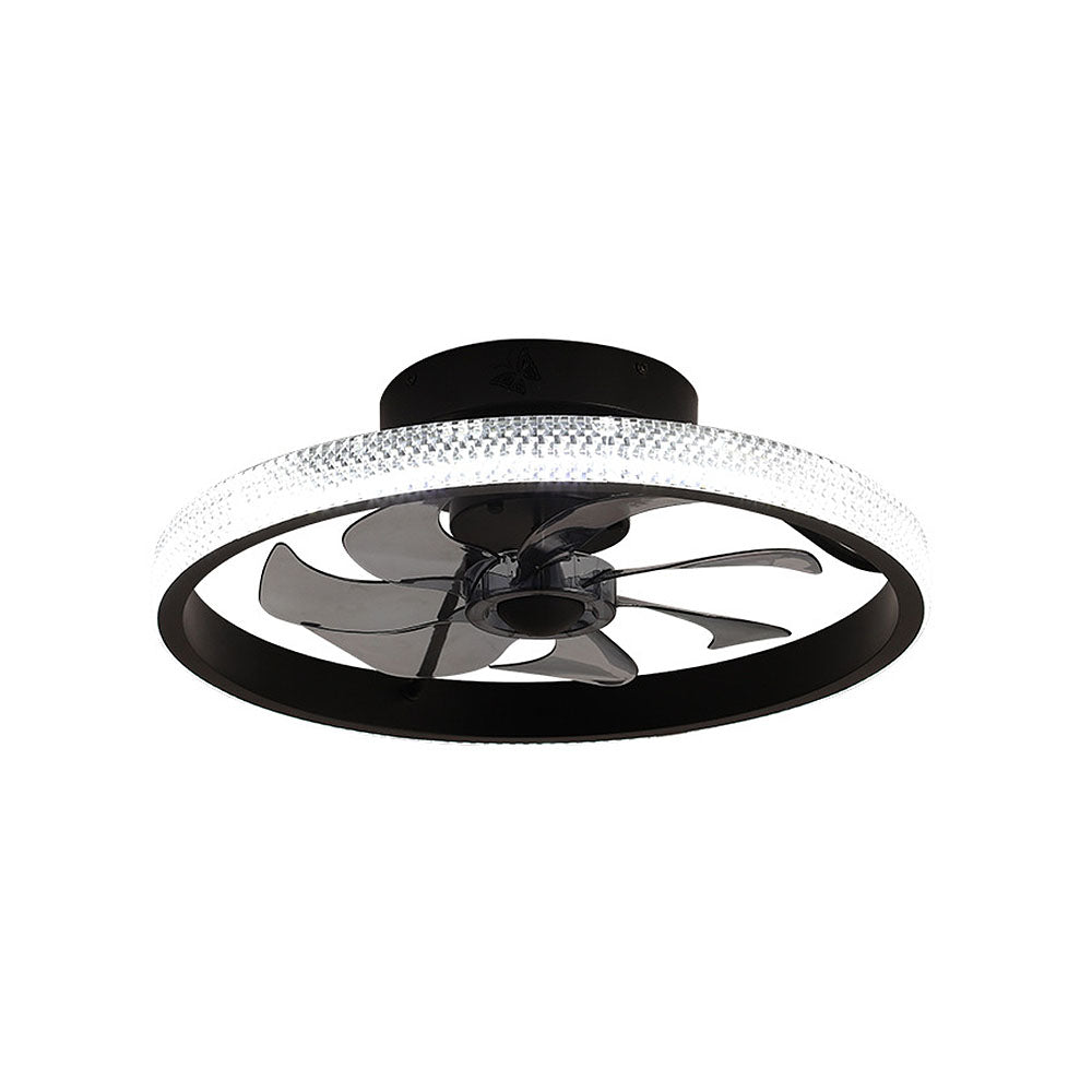 Ventilateur de plafond intelligent à DEL avec télécommande