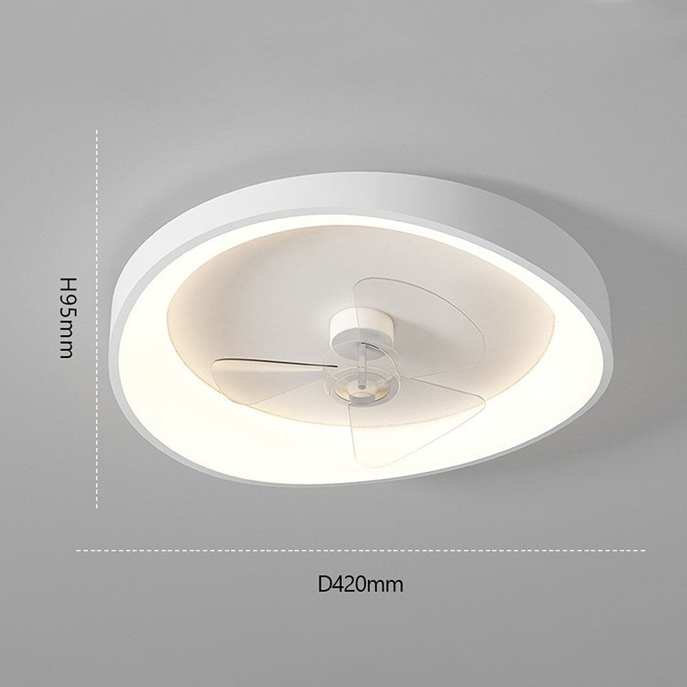 Ventilateur de plafond moderne avec lumière LED