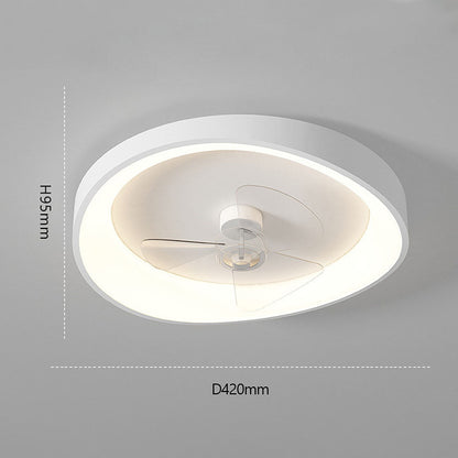 Ventilateur de plafond moderne avec lumière LED