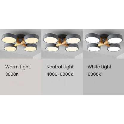 Lampe de chambre à coucher moderne encastrée