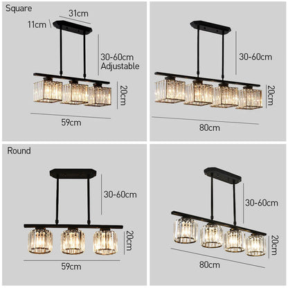 Lampe suspendue en verre d'époque