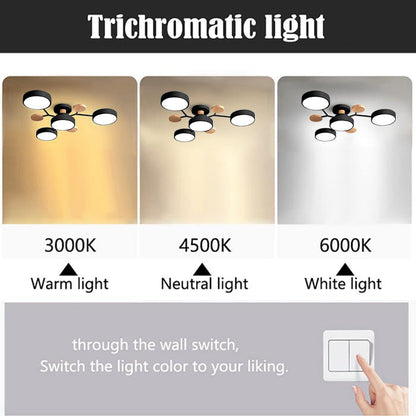 Plafonnier rond mince à DEL