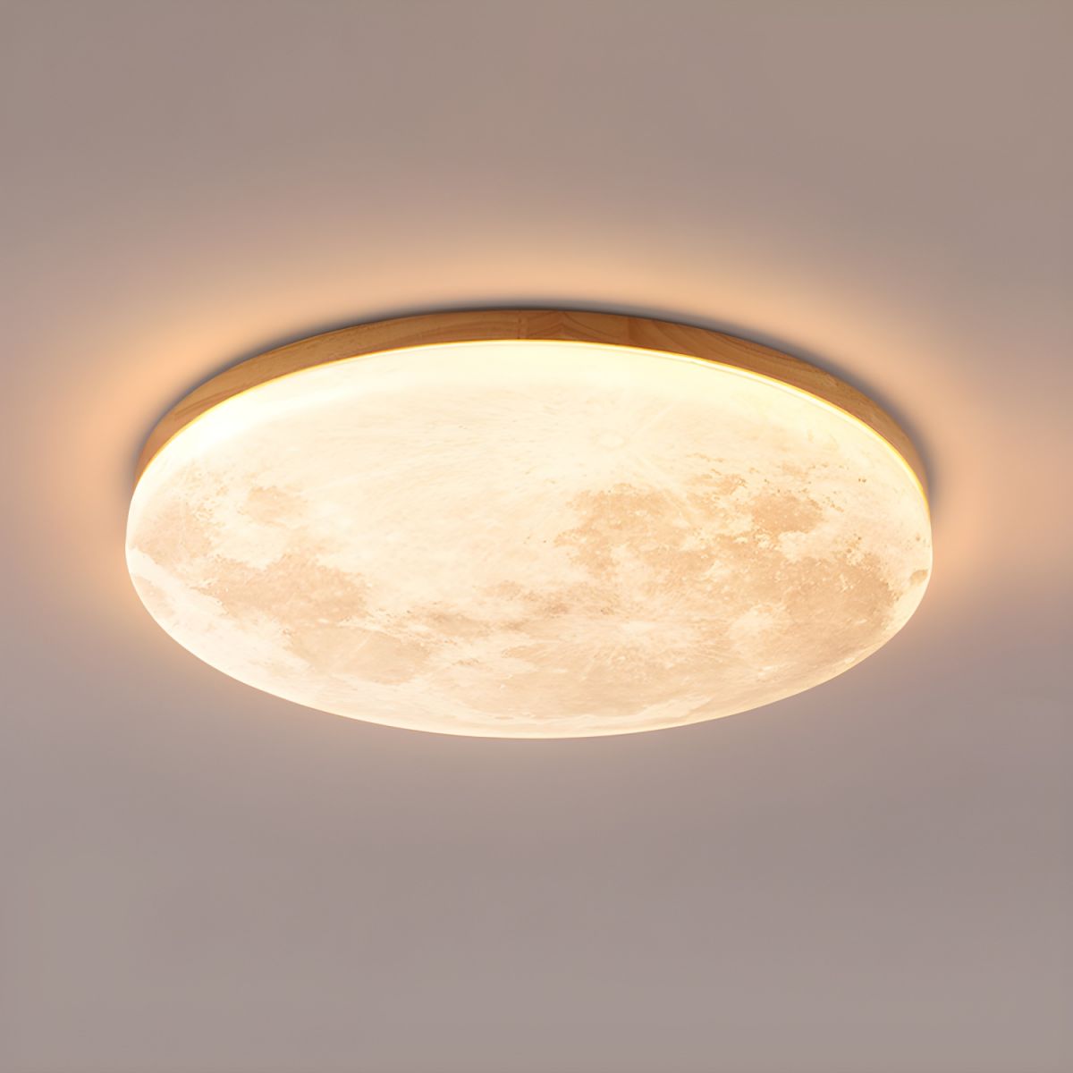 Lustre Art Déco Inspiré de la Lune
