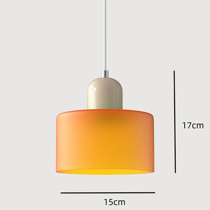 Lustre suspendu en verre épuré