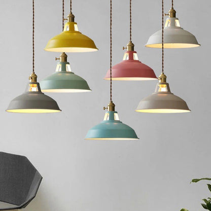 Lustre de cuisine coloré