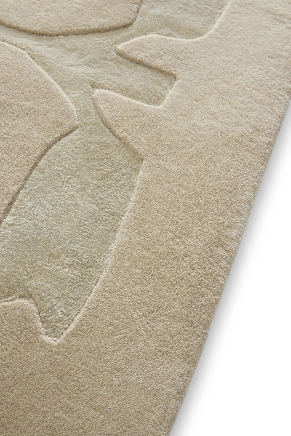 Tapis en laine Bordeaux élégant pour salon