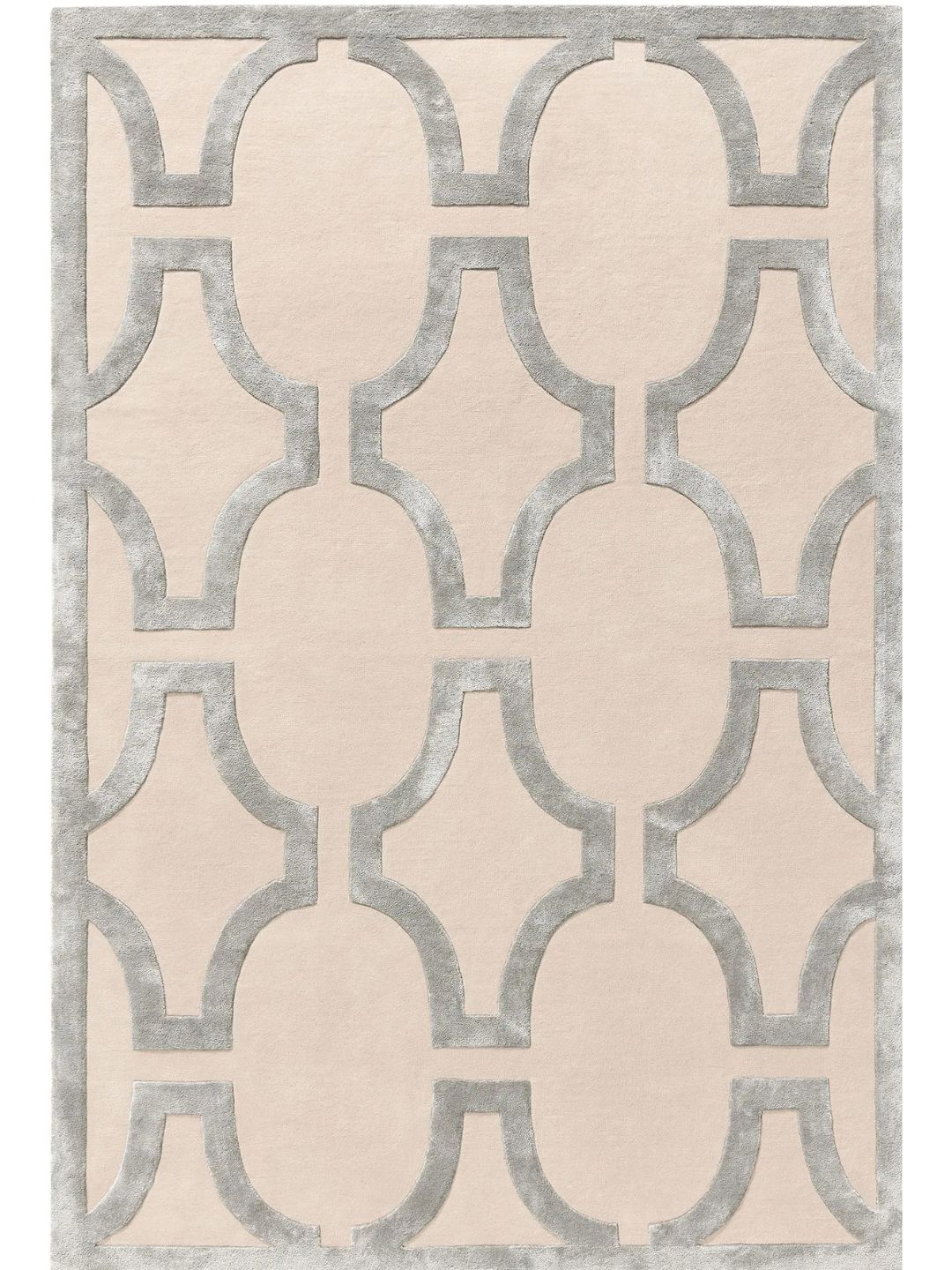 Tapis en laine crème pour salon design