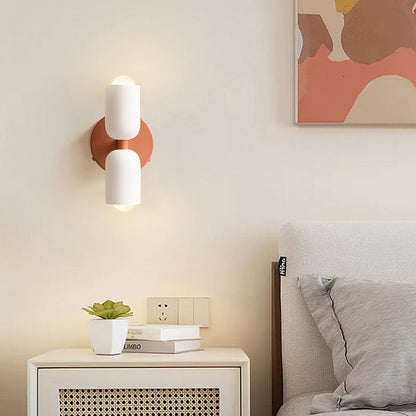 Applique murale moderne à double tête