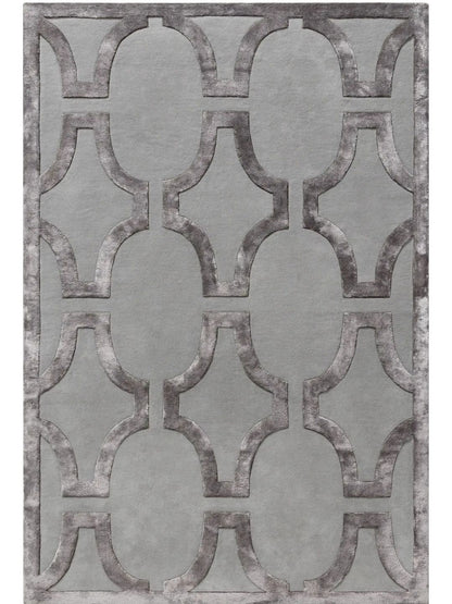 Tapis en laine crème pour salon design