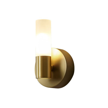 Applique murale LED dorée moderne
