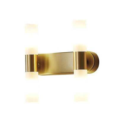 Applique murale LED dorée moderne