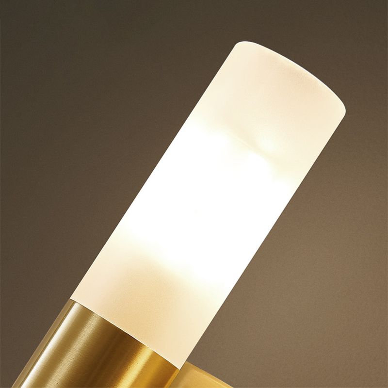 Applique murale LED dorée moderne
