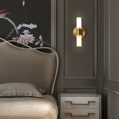 Applique murale LED dorée moderne