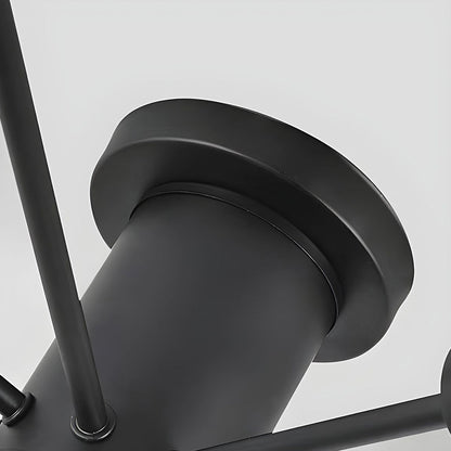 Lustre de chambre en fer doré