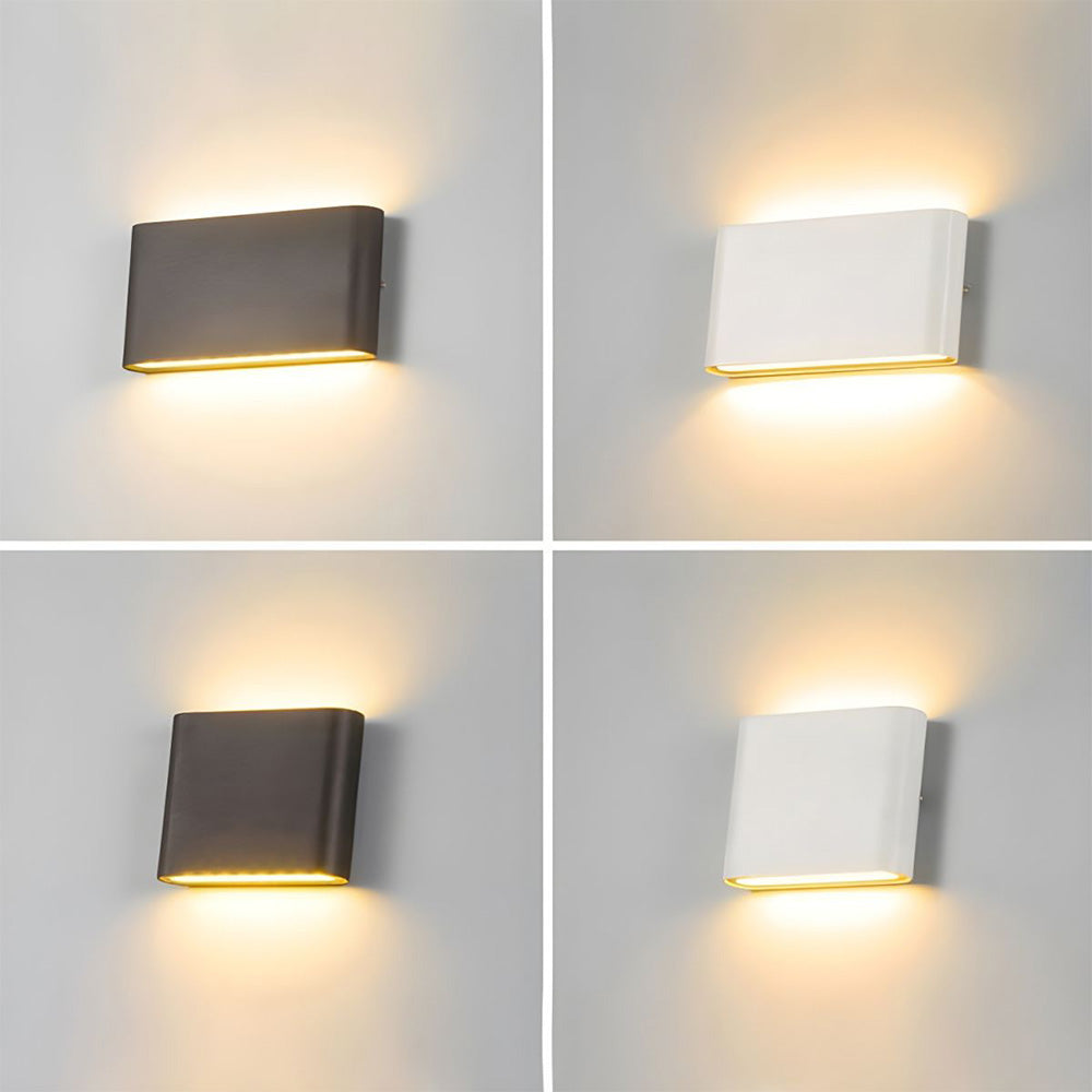 Lumière extérieure moderne étanche orientable haut-bas