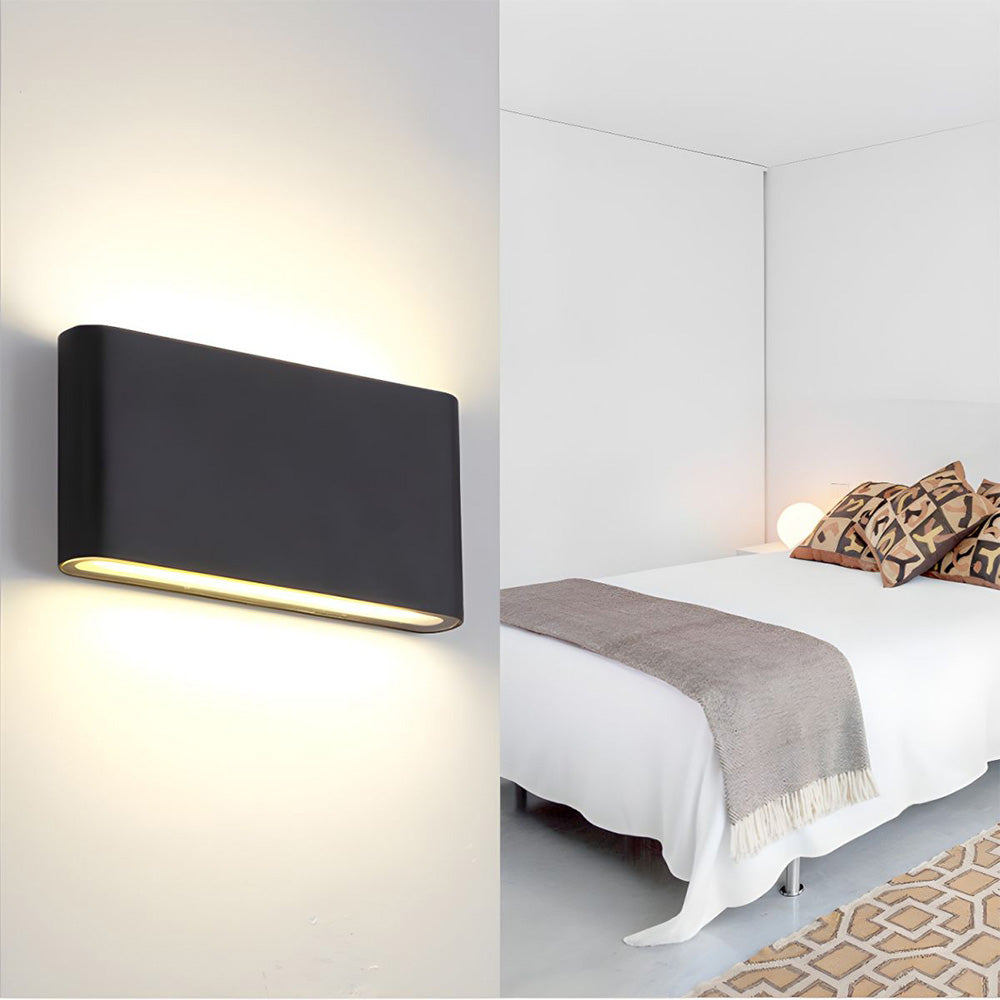 Lumière extérieure moderne étanche orientable haut-bas