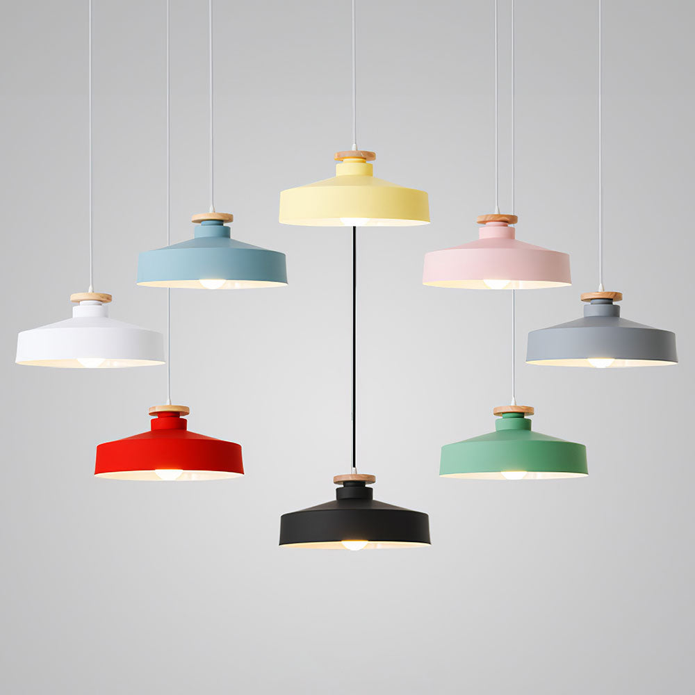 Luminaires suspendus colorés créatifs pour plafond