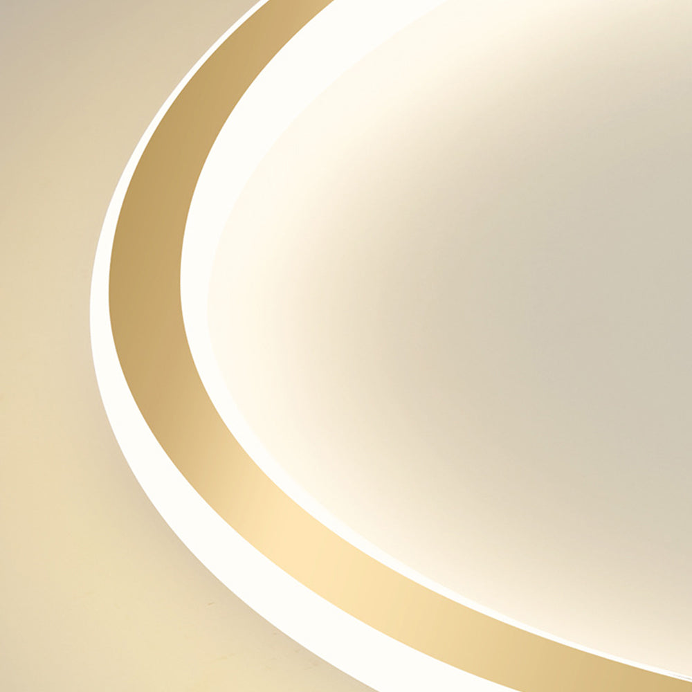 Plafonnier rond minimaliste à DEL