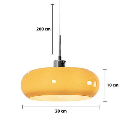Lampe suspendue géométrique de style Bauhaus