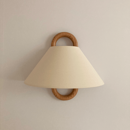 Lampe murale plissée contemporaine