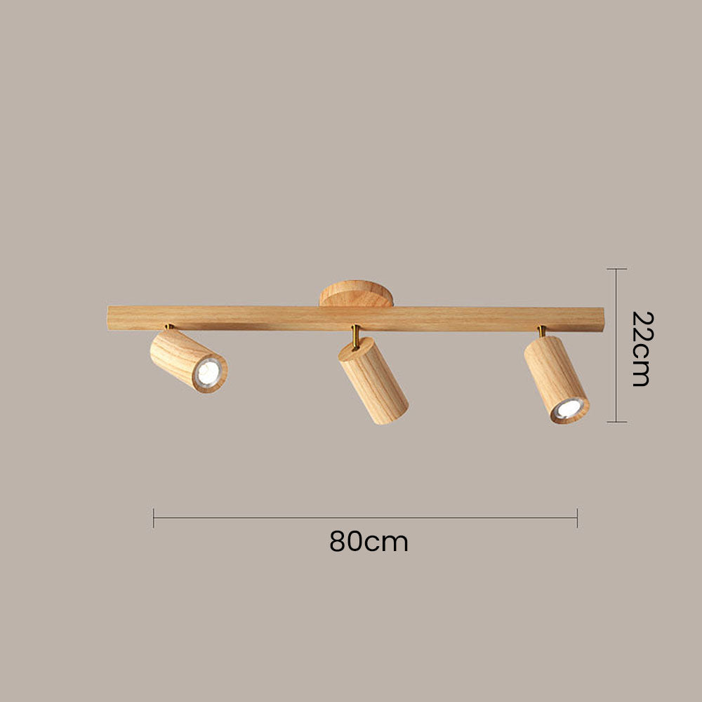 Lampe sur rail à DEL minimaliste