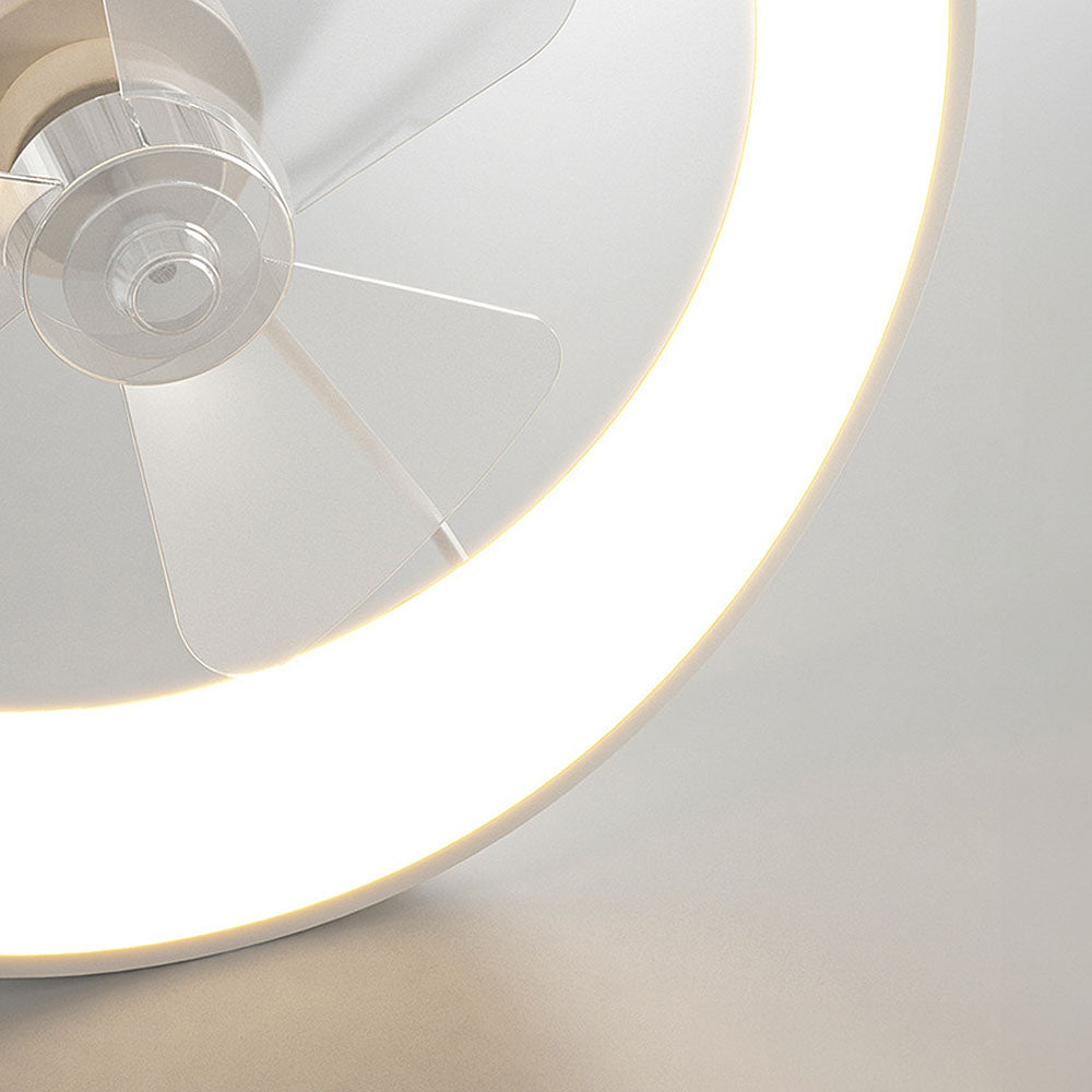 Ventilateur de plafond moderne avec lumière LED
