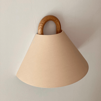 Lampe murale plissée contemporaine