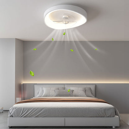Ventilateur de plafond moderne avec lumière LED