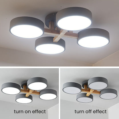 Lampe de chambre à coucher moderne encastrée