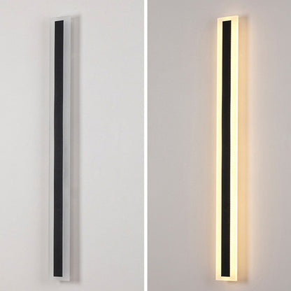 Lampe murale extérieure noire moderne à DEL IP65