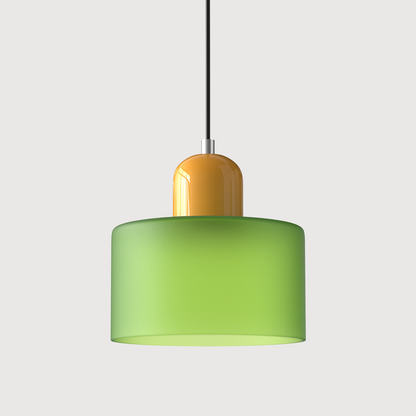 Lustre suspendu en verre épuré