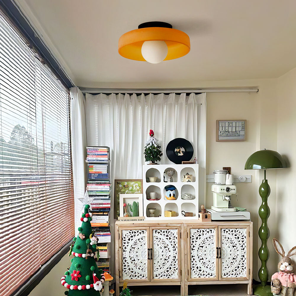 Plafonnier rond à LED encastré