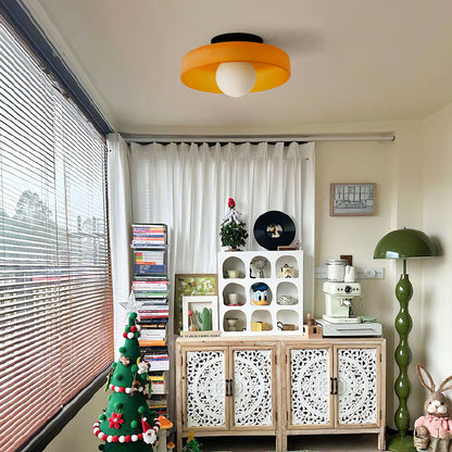 Plafonnier rond à LED encastré