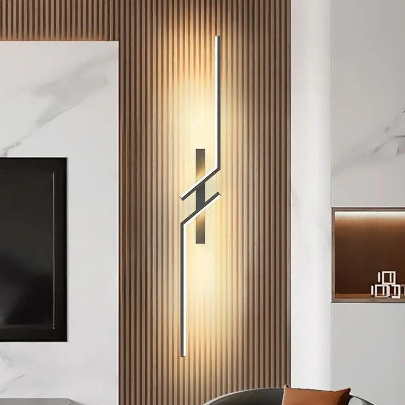 Design LED Streifen Wandleuchte – Für Schlafzimmer, Wohnzimmer & Büro-Aster Selection