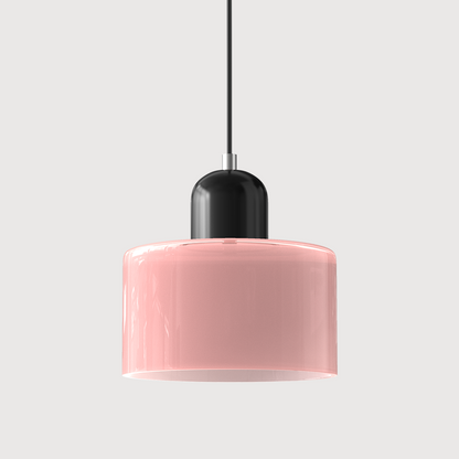 Lustre suspendu en verre épuré